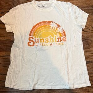 Show Me Your MuMu White Tee with Graphic